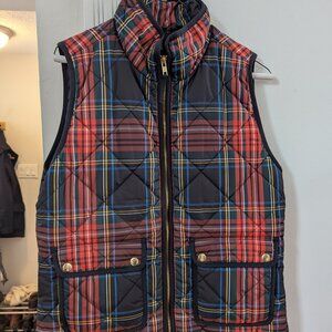 J Crew Tartan Vest